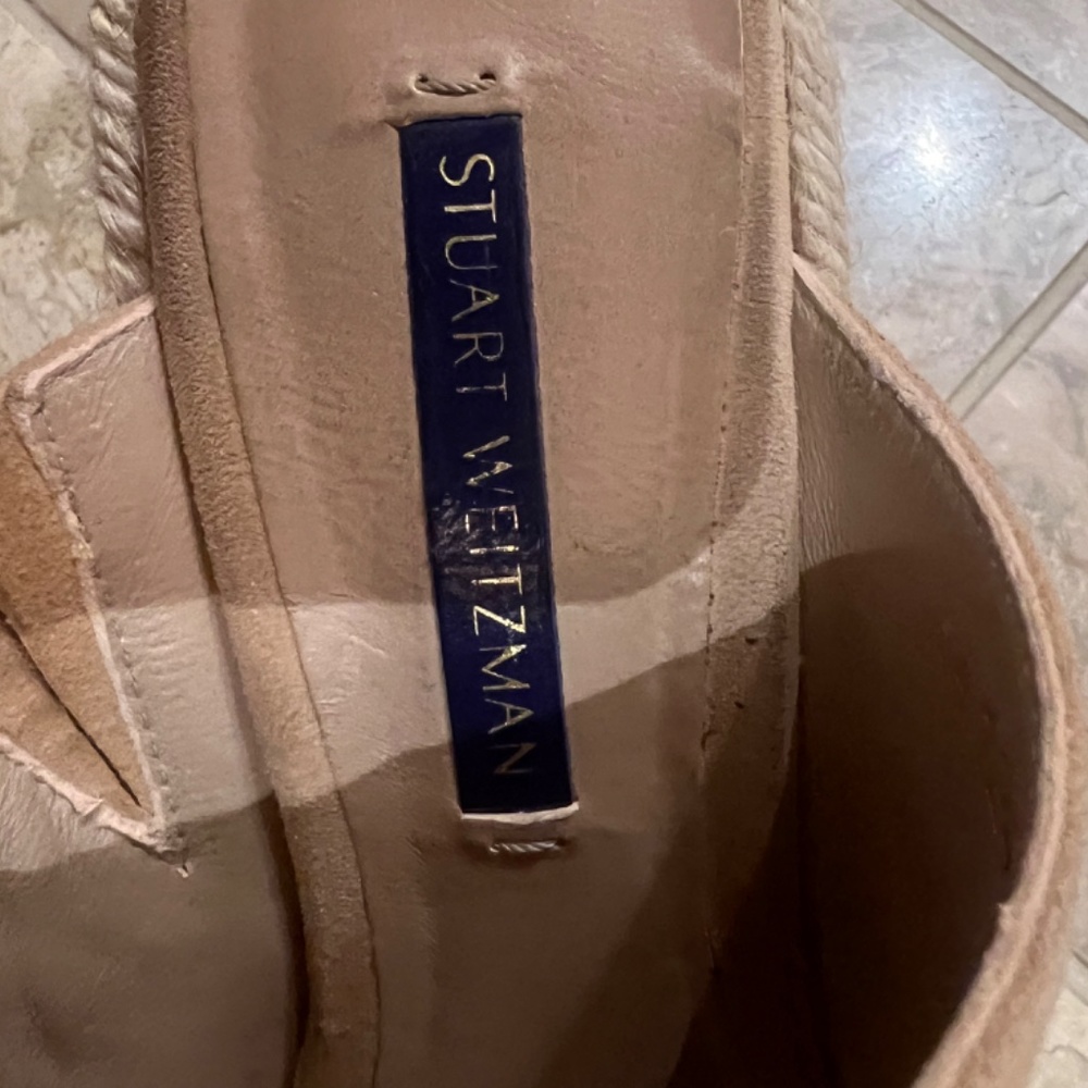 Stuart Weitzman Tan Wedge Slide - image 6